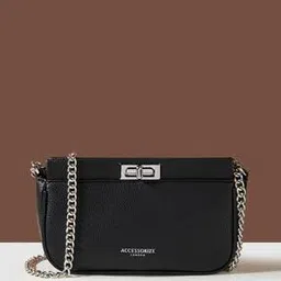 accessorize london Women Shoulder Bag with Metal Accent-picture-22