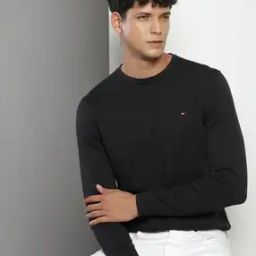 Men Patterned Regular Fit Cotton Crew-Neck Sweatshirt-picture-9