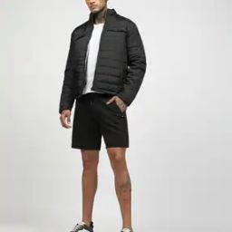 Men Regular Fit Sweatshorts with Drawstring Waist-image-0
