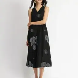 pink fort Women Embellished A-Line Dress-picture-31