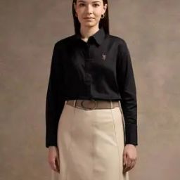 Regular Fit Satin Shirt-image-29