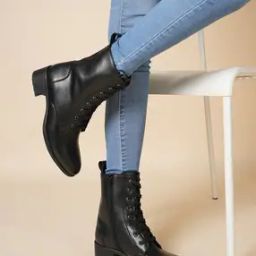 Women Lace-Up Ankle-Length Boots-image-22