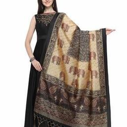 Graphic Print Dupatta with Tassels-image-28