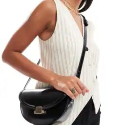 Shoulder & Crossbody Bag with Hardware Closure-image-44