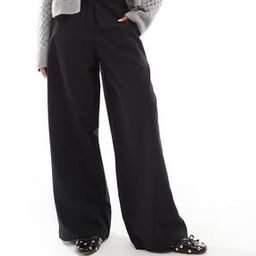 Petite Tailored Fit Wide-Leg Dad Trousers-picture-33
