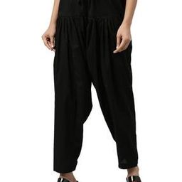 go colors Pleated Drawstring Cotton Salwar Pants-picture-37