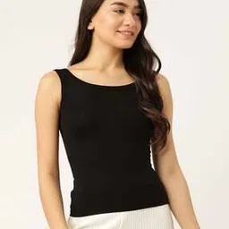 Sleeveless Round-Neck Camisole-image-46