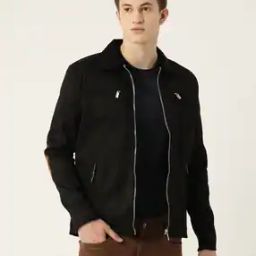 Men Regular Fit Bikers Jacket-picture-46
