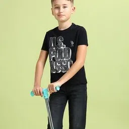 u.s. polo assn. Boys Logo Print Regular Fit Crew-Neck T-Shirt-picture-38