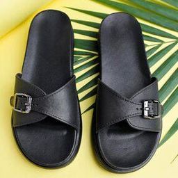 Women Slip-On Flat Sandals with Round Toes-image-108
