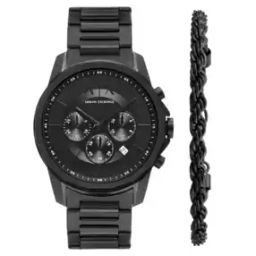 Men Water-Resistant Chronograph Watch-AX7163SET-10