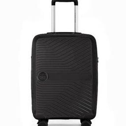 Striped Trolley Bag with Number Lock-17