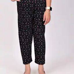 Girls Printed Pyjamas with Elasticated Waist-image-71