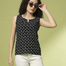 Women Printed Relaxed Fit Top-image-7
