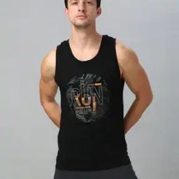 Men Graphic Print Sleeveless Vest-image-42