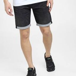 Lightly Washed Denim Shorts-image-27