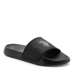 u.s. polo assn. Men Logo Print Open-Toe Slides image 1