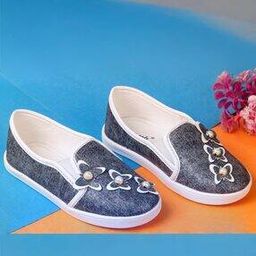 Girls Flat Shoes with Butterfly Applique-picture-45