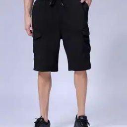 Men Relaxed Fit Cargo Shorts-picture-14