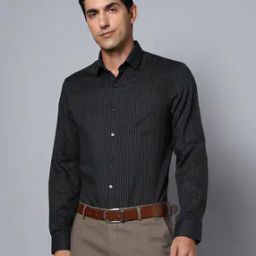 Men Striped Slim Fit Shirt with Patch Pocket-picture-39