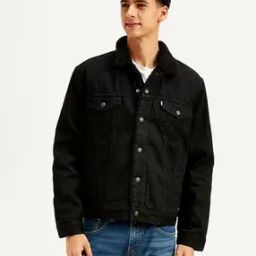 Men Regular Fit Cotton Denim Jacket-picture-22