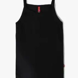 Girls Sleeveless Shift Dress-image-5