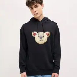 Man Self-design Hooded Sweatshirt-picture-10