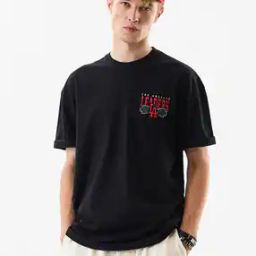 Men Crew Neck Graphic T-Shirt-35