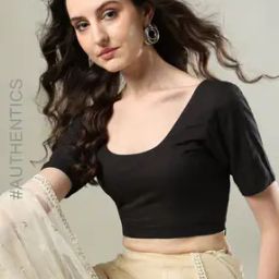 Women Smocked Side-Open Cotton Blouse-52