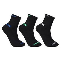 Pack of 3 Men Colorblock Ankle-Length Socks-image-5