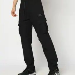 Men Straight Track Pants with Cargo Pockets-image-62