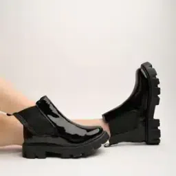 Girls Slip-On Ankle-Length Boots-image-30