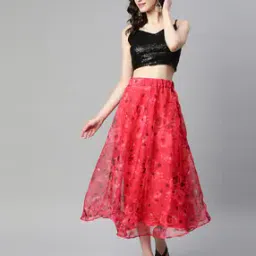 Women Embellished Skirt-Suit Set-image-76