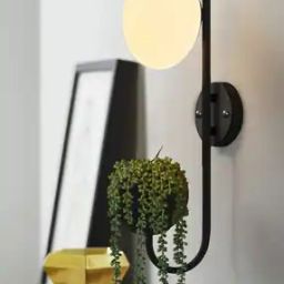 Wall Lamp with Storage Planter-48