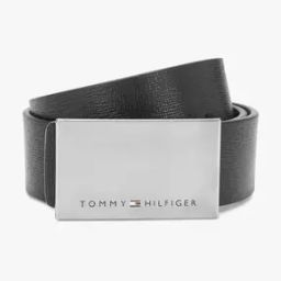 Textured Leather Belt with Buckle Closure-picture-22