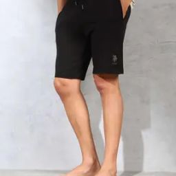 Men Logo Print Bermudas with Insert Pockets-image-48