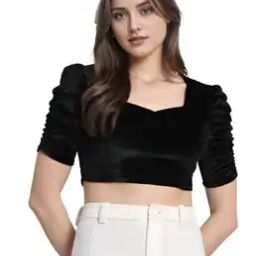 Women V-Neck Slip-On Blouse-image-97
