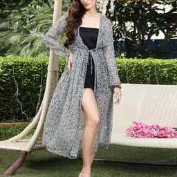 Women Printed Regular Fit Shrug-24