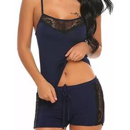 Women Pack of 2 Lace Chemises-image-1