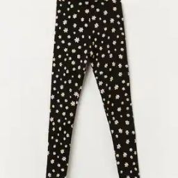 Girls Floral Basic Leggings-image-39