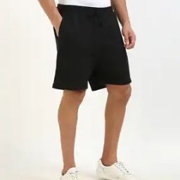 Men Logo Print Regular Fit Sweatshorts-image-5