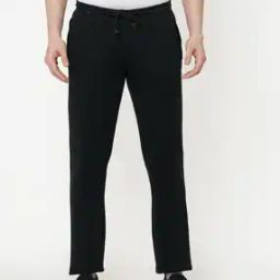 Men Straight Fit Track Pants with Elasticated Drawstring Waist-picture-39