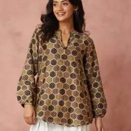 Women Geometric Tunic-picture-37