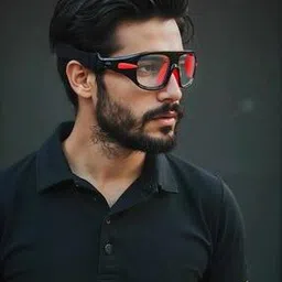 Men Half -Rim Frame Sunglasses-image-25