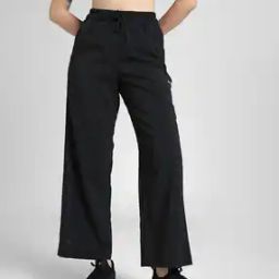 Women Lace Woven Regular Fit Training Track Pants-image-22