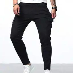 Men Mid-Rise Slim Fit Cargo Jeans-image-26