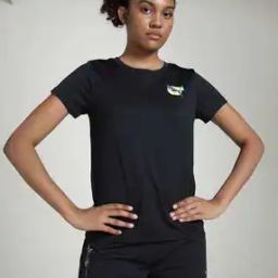 Women Graphic Print Regular Fit Running Crew-Neck T-Shirt-image-2