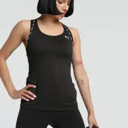 puma Women Logo Print Slim Fit Training Tank Top-picture-34