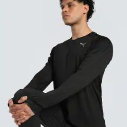 Men Velocity Regular Fit Crew-Neck Running T-Shirt with Logo Print-image-20