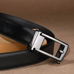 Men Belt with Auto-Lock Buckle Fastening-image-3